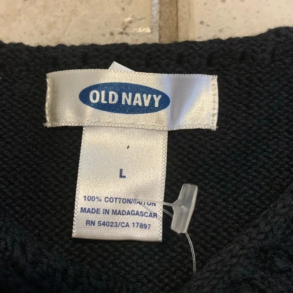 Old Navy Vintage 100% Cotton Knit Cami Tank Top from 90s Large - Picture 3 of 5